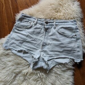 AGOLDE cut off denim jean shorts 30